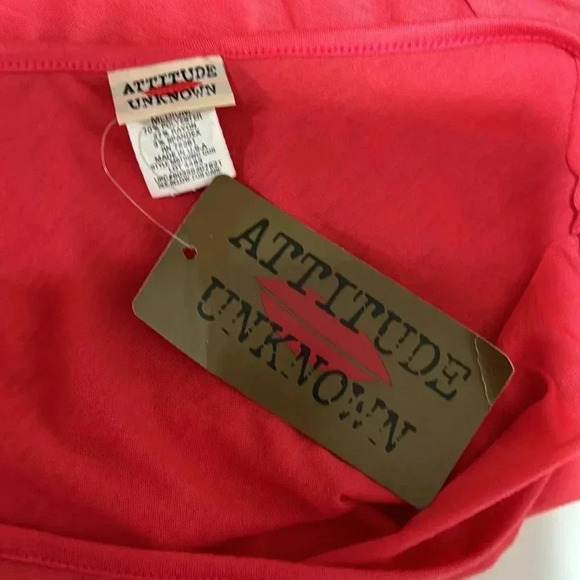 Pink One Shoulder Tank Top Size M - Picture 4 of 6